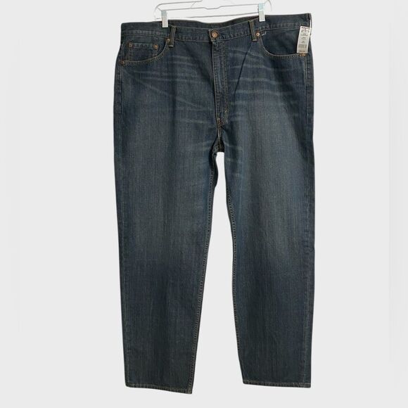 NWT Levi's 550 Big & Tall Relaxed Fit Men's Jeans Size 46x34 Non-Stretch Blue - Picture 1 of 16